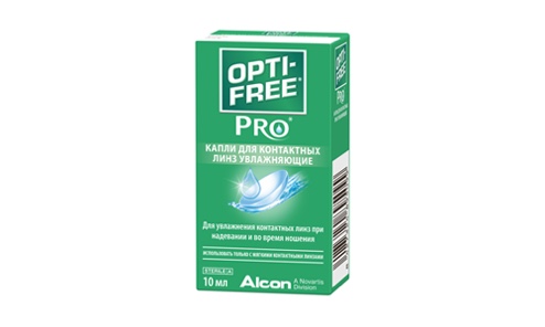Увлажняющие капли OPTI-FREE PRO®