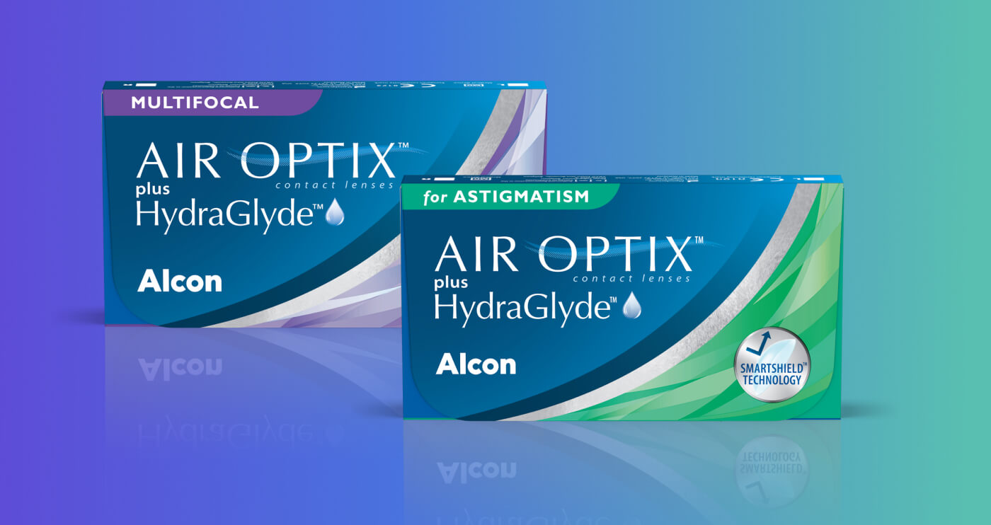 Контактные линзы AIR OPTIX PLUS HYDRAGLYDE