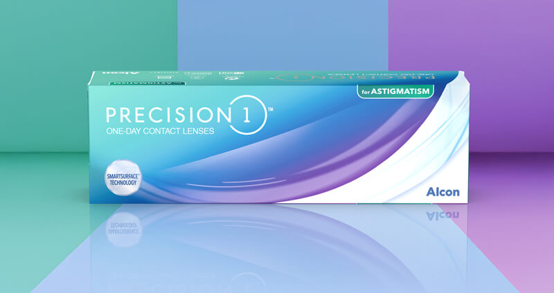 Контактные линзы PRECISION1 также доступны для коррекции астигматизма