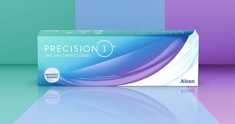 Контактные линзы PRECISION1 также доступны для коррекции миопии и гиперметропии