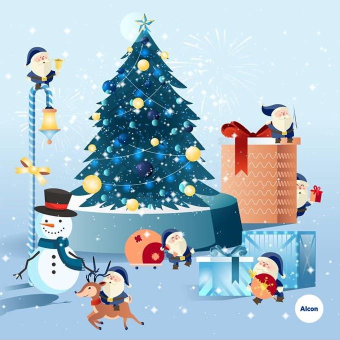 Конкурс в Инстаграм «Призы от @kateillustrate в игре «найди Дед Мороза с подарком» 30/11/2020